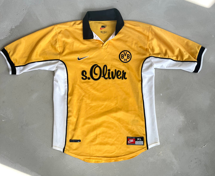 Borussia Dortmund 1999/2000 Vintage Home Jersey-thegebeandthebebe