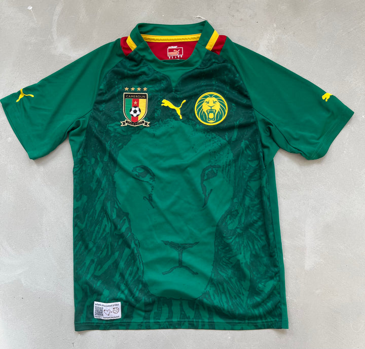 Cameroon 2012 Vintage Home Jersey-thegebeandthebebe