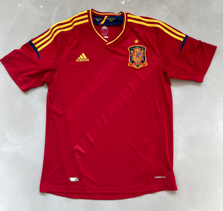 Spain 2012 Vintage Home Jersey-thegebeandthebebe