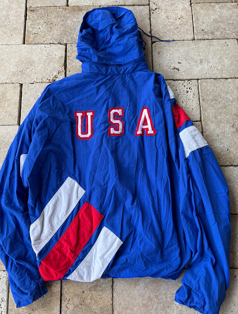 1994 US World Cup Team Large Hooded Jacket-thegebeandthebebe