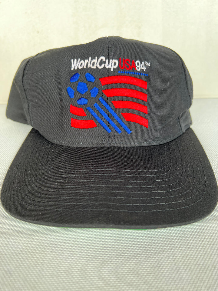 Vintage Black USA World Cup ‘94 Snapback Hat-thegebeandthebebe